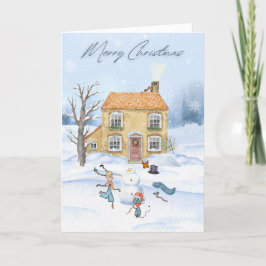 Weihnachtskarte Feiertagskarte