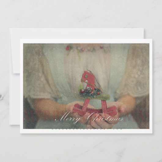 Weihnachtskarte Feiertagskarte (Vorderseite)