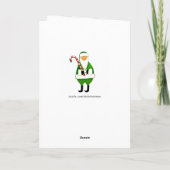 Weihnachtskarte Feiertagskarte (Rückseite)