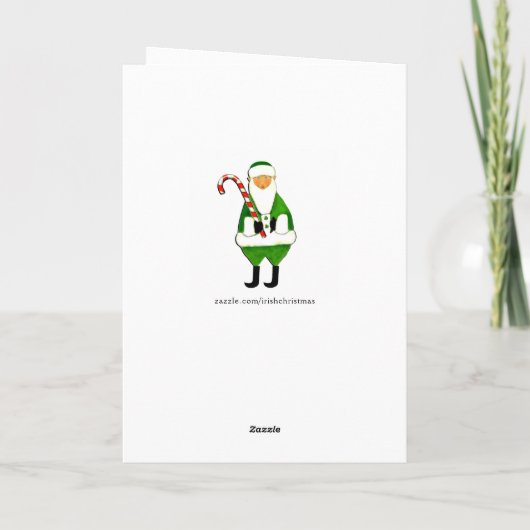 Weihnachtskarte Feiertagskarte (Rückseite)