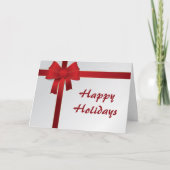 Weihnachtskarte Feiertagskarte (Vorderseite)