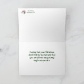 Weihnachtskarte Feiertagskarte (Innenseite)