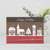 Weihnachtskarte Feiertagskarte (Stehend Vorderseite)