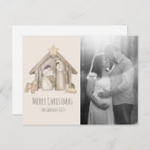 Weihnachtskarte Feiertagskarte (Vorne/Hinten)