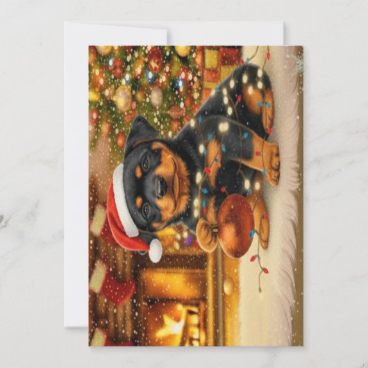 Weihnachtskarte Feiertagskarte (Vorderseite)