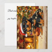 Weihnachtskarte Feiertagskarte (Vorne/Hinten)