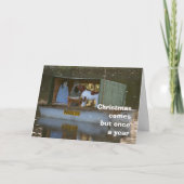 Weihnachtskarte Feiertagskarte (Vorderseite)