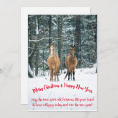 Weihnachtskarte Feiertagskarte (Vorne/Hinten)
