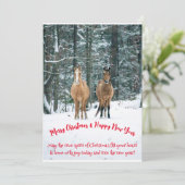 Weihnachtskarte Feiertagskarte (Stehend Vorderseite)