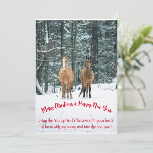 Weihnachtskarte Feiertagskarte (Stehend Vorderseite)