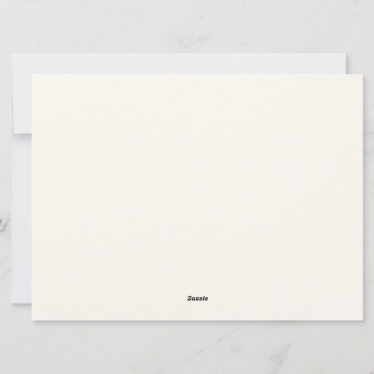 Weihnachtskarte Feiertagskarte (Rückseite)