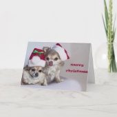 Weihnachtskarte Feiertagskarte (Vorderseite)