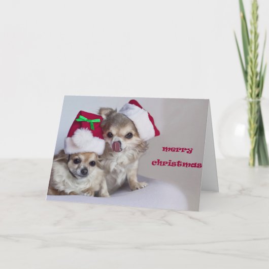 Weihnachtskarte Feiertagskarte (Vorderseite)