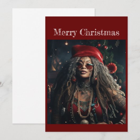 Weihnachtskarte Feiertagskarte (Vorne/Hinten)