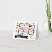 Weihnachtskarte Feiertagskarte (Vorderseite)