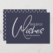 Weihnachtskarte Feiertagskarte (Vorne/Hinten)