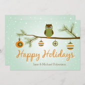 Weihnachtskarte Feiertagskarte (Vorne/Hinten)