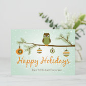 Weihnachtskarte Feiertagskarte (Stehend Vorderseite)