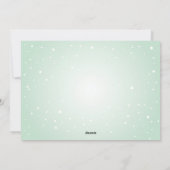 Weihnachtskarte Feiertagskarte (Rückseite)