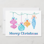 Weihnachtskarte Feiertagskarte (Vorderseite)