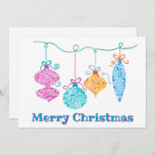 Weihnachtskarte Feiertagskarte (Vorne/Hinten)