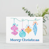 Weihnachtskarte Feiertagskarte (Stehend Vorderseite)