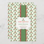 Weihnachtskarte Feiertagskarte (Vorne/Hinten)