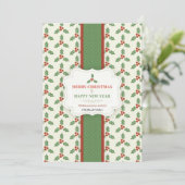 Weihnachtskarte Feiertagskarte (Stehend Vorderseite)