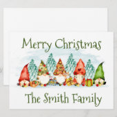 Weihnachtskarte Feiertagskarte (Vorne/Hinten)