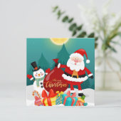 Weihnachtskarte Feiertagskarte (Stehend Vorderseite)