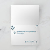 Weihnachtskarte Feiertagskarte (Innenseite)