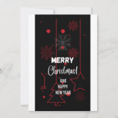 Weihnachtskarte Feiertagskarte (Vorderseite)