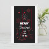 Weihnachtskarte Feiertagskarte (Stehend Vorderseite)