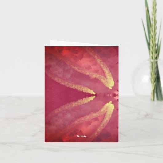 Weihnachtskarte Feiertagskarte (Rückseite)