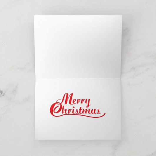 Weihnachtskarte Feiertagskarte (Innenseite)