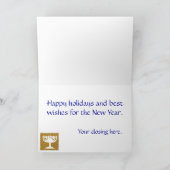 Weihnachtskarte Feiertagskarte (Innenseite)