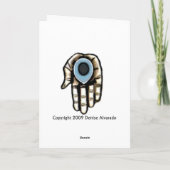 Weihnachtskarte Feiertagskarte (Rückseite)