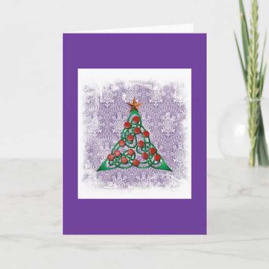 Weihnachtskarte Feiertagskarte (Vorderseite)