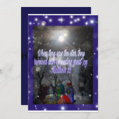 Weihnachtskarte Feiertagskarte (Vorne/Hinten)