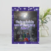 Weihnachtskarte Feiertagskarte (Stehend Vorderseite)