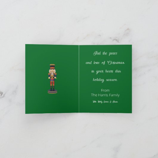 Weihnachtskarte Feiertagskarte (Innenseite)