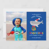 Weihnachtskarte Feiertagskarte (Vorderseite)