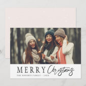 Weihnachtskarte Feiertagskarte (Vorne/Hinten)