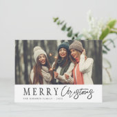 Weihnachtskarte Feiertagskarte (Stehend Vorderseite)