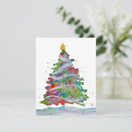 Weihnachtskarte Feiertagskarte (Stehend Vorderseite)