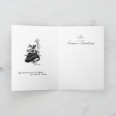 Weihnachtskarte Feiertagskarte (Innenseite)