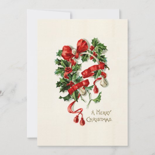 Weihnachtskarte Feiertagskarte (Vorderseite)