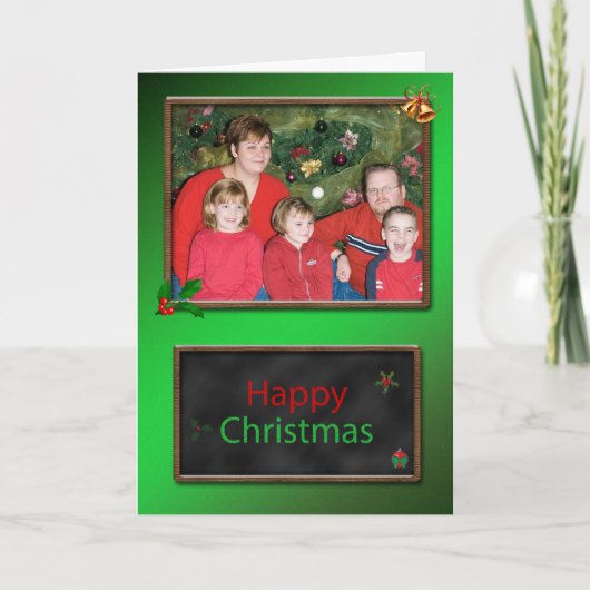 Weihnachtskarte Feiertagskarte (Vorderseite)