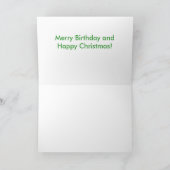 Weihnachtskarte Feiertagskarte (Innenseite)