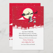 Weihnachtskarte Feiertagskarte (Vorne/Hinten)